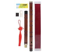 Flûte en bambou, ZD-02 Flûte en bambou Belle généreuse avec des poèmes de style chinois pour une performance en plein air pour l'examen de qualité