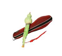 Flûte En Calebasse Standard Hulusi en résine à clé plate ou C un Instrument professionnel Portable pour adultes et débutants(Green B flat)