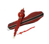 Flûte En Calebasse Standard Hulusi en résine à clé plate ou C un Instrument professionnel Portable pour adultes et débutants(Red B flat)