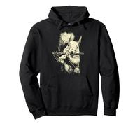 Flûte en Forme d'écureuil Jouant de la flûte drôle Sweat à Capuche