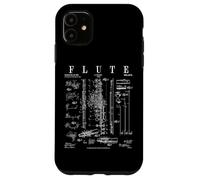 Flûte flûtiste Vintage Vernie flûtiste Coque pour iPhone 11