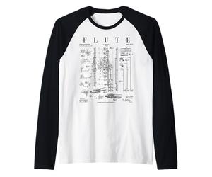 Flûte flûtiste Vintage Vernie flûtiste Manche Raglan
