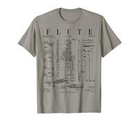 Flûte flûtiste Vintage Vernie flûtiste T-Shirt