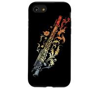 Flûte Graphique Style rétro Flûtiste Coque pour iPhone SE (2020) / 7 / 8