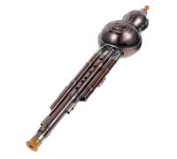 Flute Hulusi Flûte À Cucurbitacées En Soie PP Durable Pour Débutant Instrument De Musique Facile À Jouer(Golden)