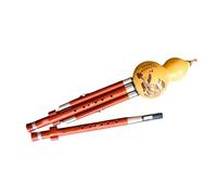 Flûte Hulusi Flûte De Gourde À Double Accord En Bois Rose Instrument Facile Jouer Soi Même Pour Adultes FG Bb CA Et D(Bb+C)