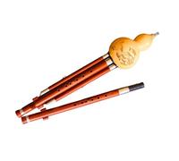 Flûte Hulusi Flûte De Gourde À Double Accord En Bois Rose Instrument Facile Jouer Soi Même Pour Adultes FG Bb CA Et D(F+G)