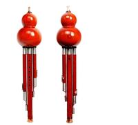 Flûte Hulusi Hulusi Instrument De Performance Professionnel En Ébène Rouge Et Noir Do Majeur Si Bémol Adapté Aux Débutants Adultes(Red in B-flat major)