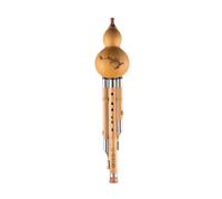 Flute Hulusi Instrument Hulusi En Soie Dorée Et Bambou Trois Tons Pour Adulte Clé Do Débutant Pratique