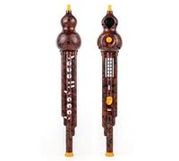 Flûte Hulusi Tradition Adulte Débutant Hulusi Portable Performance Pratique Professionnel Instruments À Vent En Bois(Pear Rosewood)