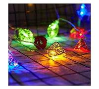 Flûte Instrument de musique en bambou Fait à la main for les étudiants débutants for débutant for(Warm White,4.9FT(10LED))