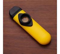 Flûte kazoo en métal pour jeu de bouche, convient pour l'éducation musicale, les voyages, le camping et le divertissement interactif de groupe (jaune)