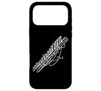 Flute Pan Line Art Musicien Coque pour iPhone 17 Pro Max