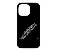 Flute Pan Linéaire Musicien Coque pour iPhone 14 Pro Max