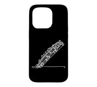 Flute Pan Linéaire Musicien Coque pour iPhone 15 Pro