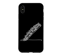 Flute Pan Linéaire Musicien Coque pour iPhone XS Max