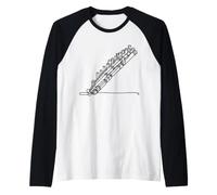 Flute Pan Linéaire Musicien Manche Raglan