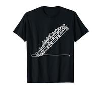 Flute Pan Linéaire Musicien T-Shirt