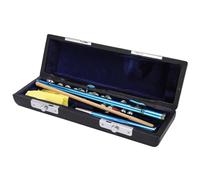 Flûte Piccolo 6 Trous Piccolos E Clé pour Débutant, Bleu, Métal, Do Majeur, Cupronickel, 01 02 015