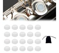 Flute Plug, Silicone Flute Plug, 20 Pièces Bouchon Flute, Bouchon de Flûte Universel, Bouchon de Flûte en Silicone, Bouchons de Flûte à trou Ouvert, Accessoires D'Instruments De Flûte