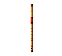 Flûte professionnelle Bansuri en bambou avec base naturelle pour droitier 76,2 cm avec sac de transport (marron naturel)