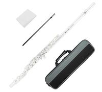 Flûte professionnelle Flûte Traversière À 16 Trous Tonalité De Do Majeur Et Mi Instrument À Jouer