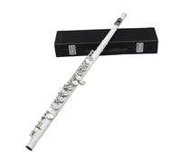 Flûte professionnelle Flûte Traversière En Do Majeur À 16 Trous Avec Clé De Mi Fermée