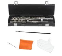 Flûte professionnelle Flûte Traversière En Do Majeur À 16 Trous Fermée/ouverte Instrument D'entraînement Et De Jeu