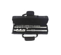 Flûte Professionnelle Flûte Traversière Nickelée 16 Touches E C Instrument Argenté À Double Usage Ouvert Et Fermé Pour Débutant(2)