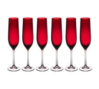 Flûte rouge Santa 19 cl (lot de 6) Table passion