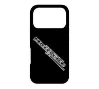 Flûte Shakuhachi Line Art Musicien Coque pour iPhone 17 Pro