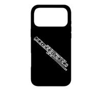 Flûte Shakuhachi Line Art Musicien Coque pour iPhone 17 Pro Max