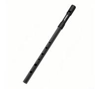 Flûte sifflante traditionnelle irlandaise en Do / D 6 trous en étain avec tonalité riche (noir D)