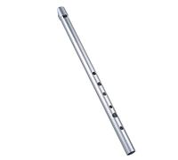 Flûte traditionnelle irlandaise en étain Penny Whistle 6 trous Instrument de musique à vent pour débutants intermédiaires et experts Clé Do
