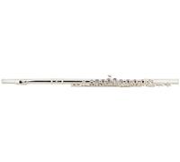Flute Traversiere 925 Argent Sterling Clapets Ouverts Set Étui en Bois et Housse
