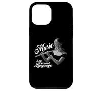 Flûte traversière Music is my second Language Flûte traversière Coque pour iPhone 12 Pro Max