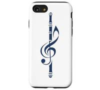 Flûte traversière Musique Ligne Art Flûtiste Coque pour iPhone SE (2020) / 7 / 8