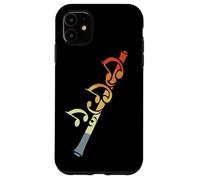 Flûte traversière Musique Look Vintage Flûtiste Coque pour iPhone 11