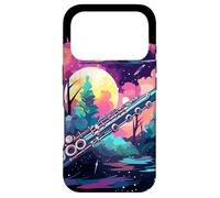 Flûte traversière Oeuvre d'art Flûtiste Ecole de Musique Coque pour iPhone 17 Pro