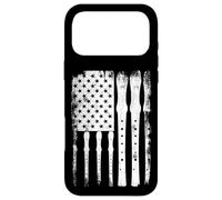 Flûte traversière US Flag Flute Musician Woodwind Instrument Coque pour iPhone 17 Pro Max