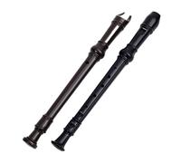 flûte triple Flûte à bec en plastique huit trous, Style allemand, enregistreur blanc aigu, 1 pièces(Brown)