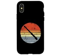 Flûte Vintage Dessin Flutiste Instrument à Vent Coque pour iPhone X/XS