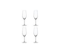 Spiegelau 4670187 15,2 x 15,2 x 23,4 cm Style Flûte à Champagne en Verre, Lot de 4, Transparent