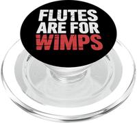 Flutes are for Wimps Trumpet Band Jokes - PopSockets PopGrip pour MagSafe