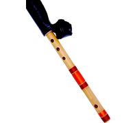 Flûtes combo musicales Bansuri en bambou naturel (38,1 cm) et F (35,6 cm) avec sac de transport gratuit