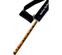 Flûtes musicales Combo A Sharp (55,9 cm) et Do Sharp 6 trous (43,2 cm) Flûte en bambou Bansuri avec sac de transport gratuit