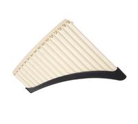 Flûtes Pan en résine Folk Instrument de musique pour cadeau de musique amateur de musique 16 pipes beige
