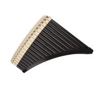 Flûtes Pan en résine Folk Instrument de musique pour cadeau de musique amateur de musique 18 pipes Marron