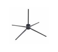K&M Support pour flûte piccolo 15262-000-55 Noir - pliage compact, poids plume, ø 0,65 cm