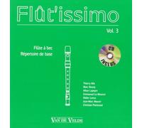 Collectif – Flût'issimo Volume 3 – Méthodes et pédagogie – Livre + CD